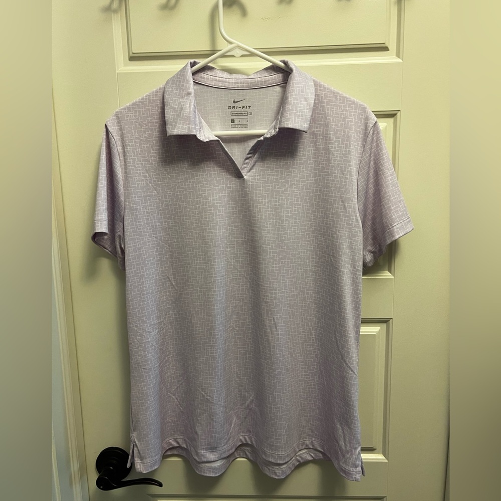 Ladies Nike Dri-Fit golf shirt size L